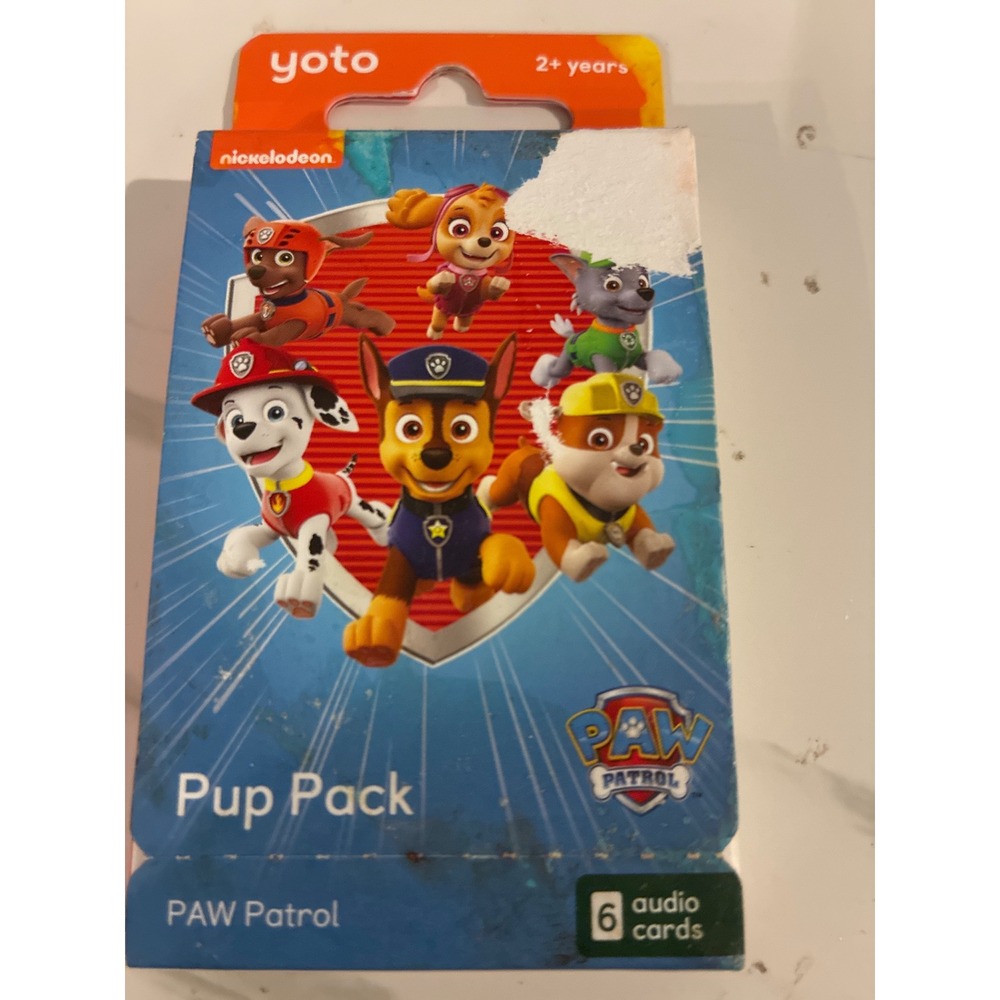 Yoto PAW Patrol Pup Pack Audio Card Collection (6 Card Pack): Educational